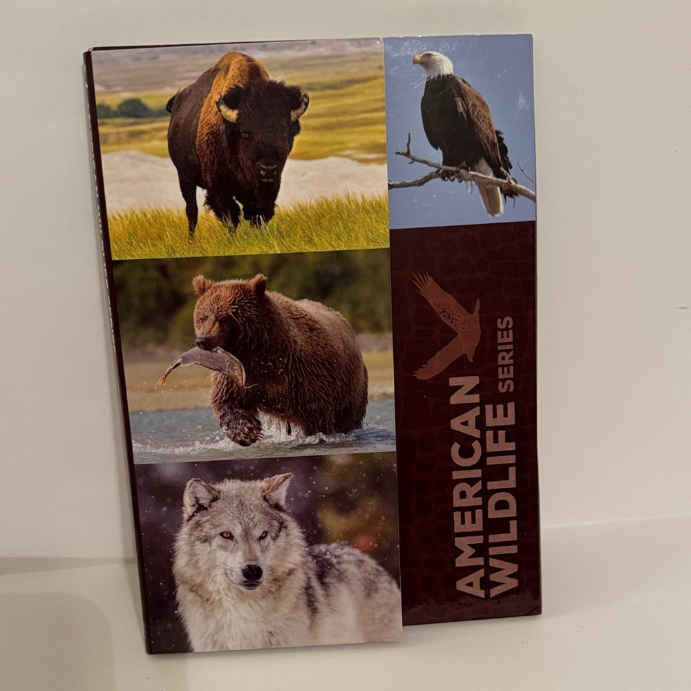 Littleton American Wildlife Series Book with 10 coins.